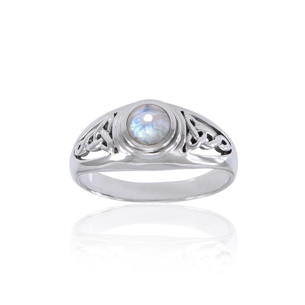 Trust in the endless possibilities ~ Celtic Knotwork Sterling Silver Ring TR2103