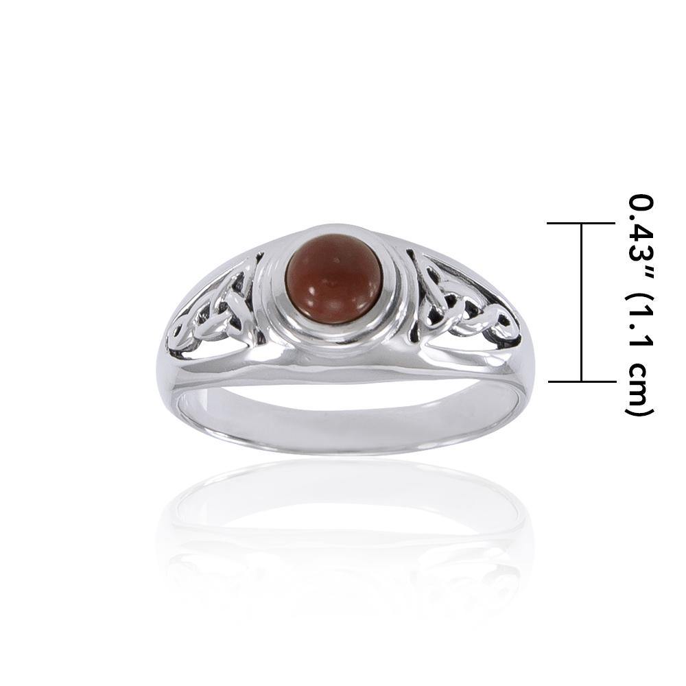 Trust in the endless possibilities ~ Celtic Knotwork Sterling Silver Ring TR2103