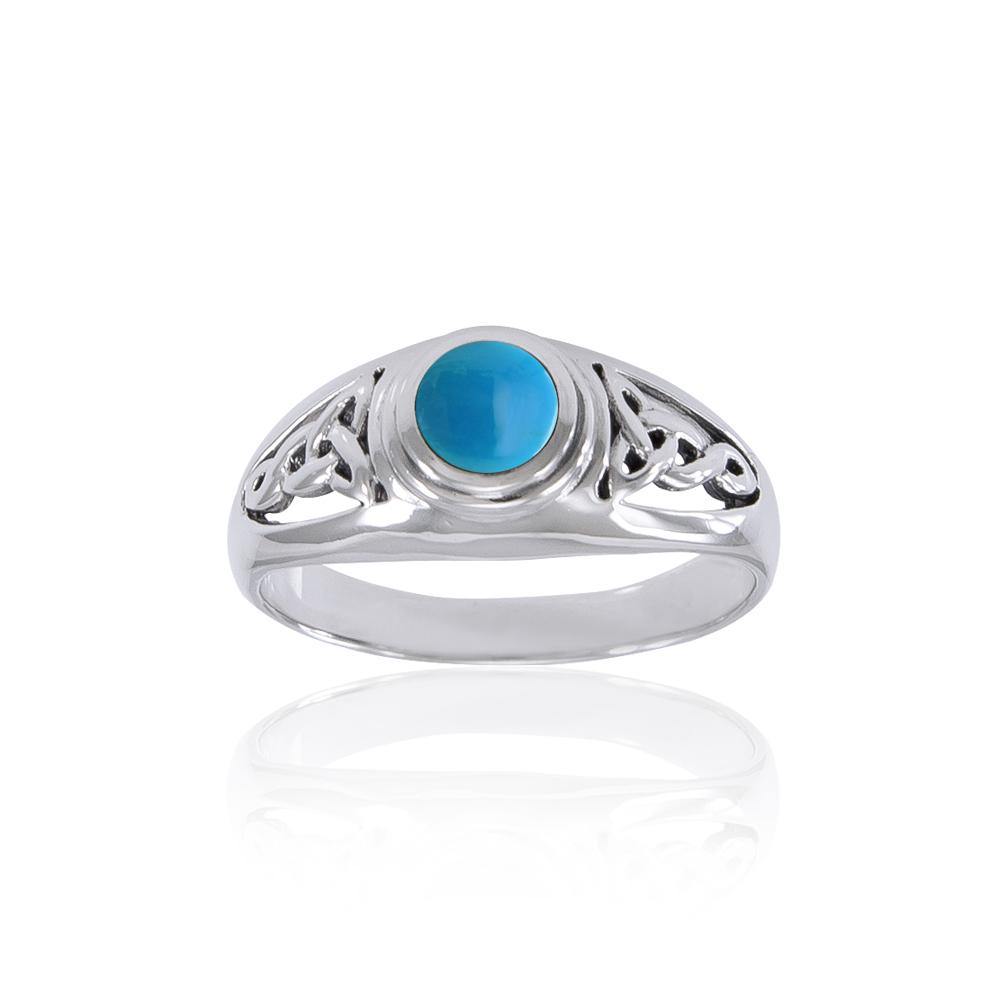 Trust in the endless possibilities ~ Celtic Knotwork Sterling Silver Ring TR2103