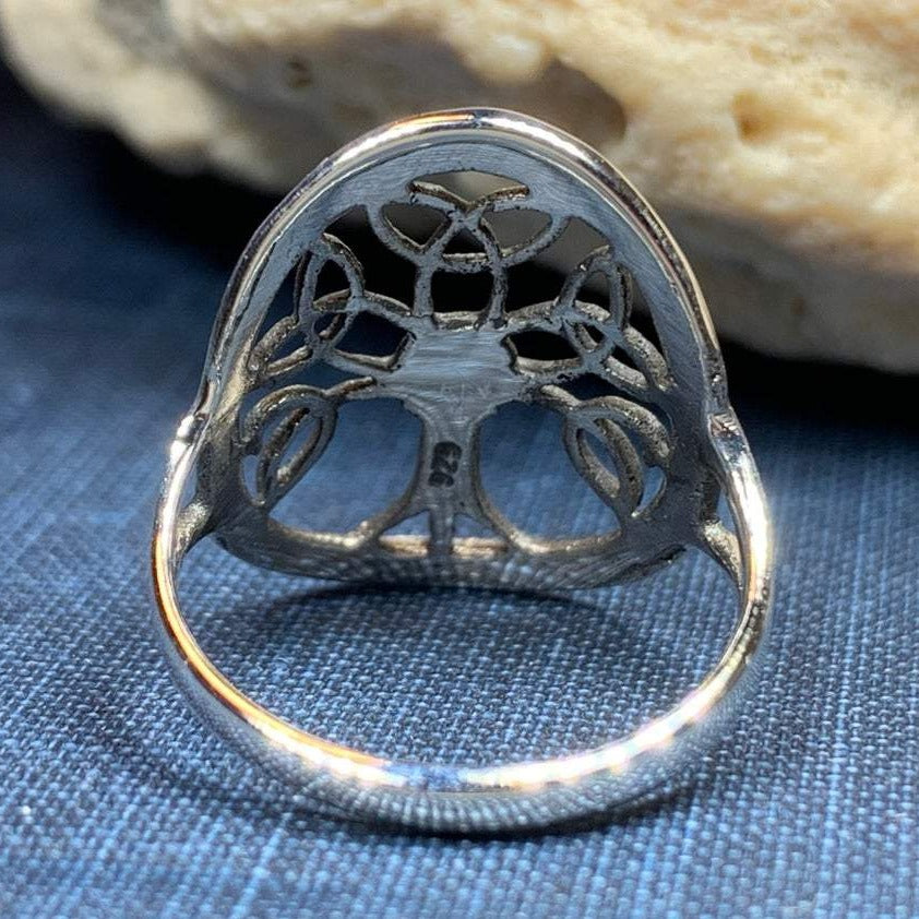 Enchanted Celtic Tree of Life Ring in Sterling Silver | Ring | Wiccan Center