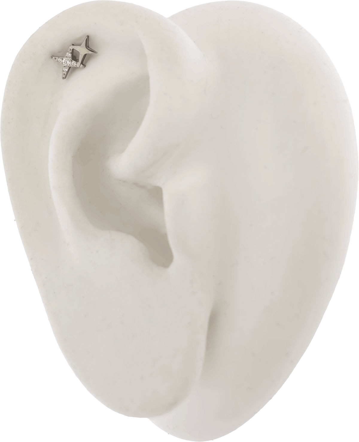 16G/18G Steel Internally Threaded End- Double Starburst | Body Jewelry | Wiccan Center