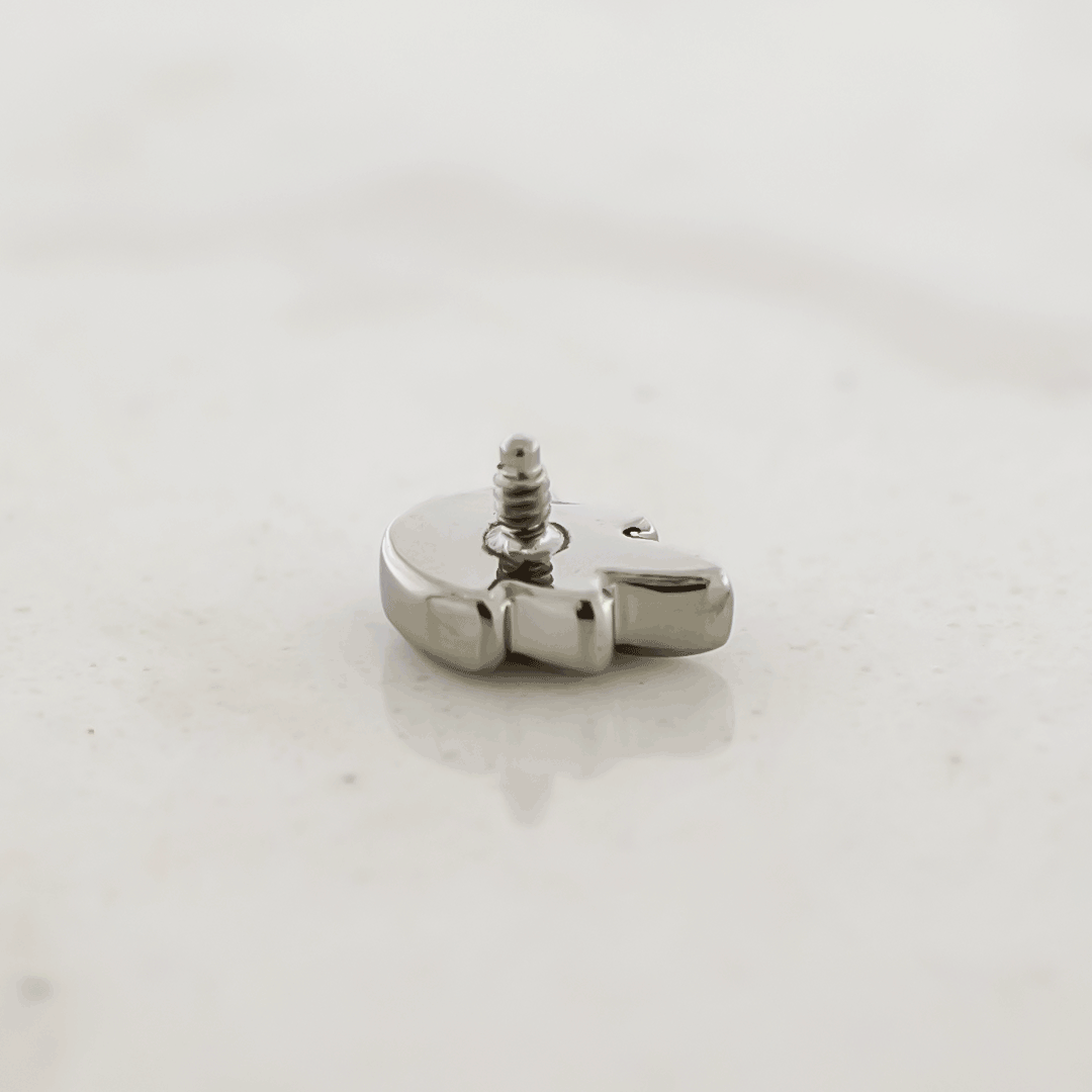 16G/18G Steel Internally Threaded End- Leaf | Body Jewelry | Wiccan Center
