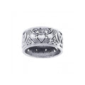 Celtic Claddagh Triquetra Sterling Silver Ring TRI002