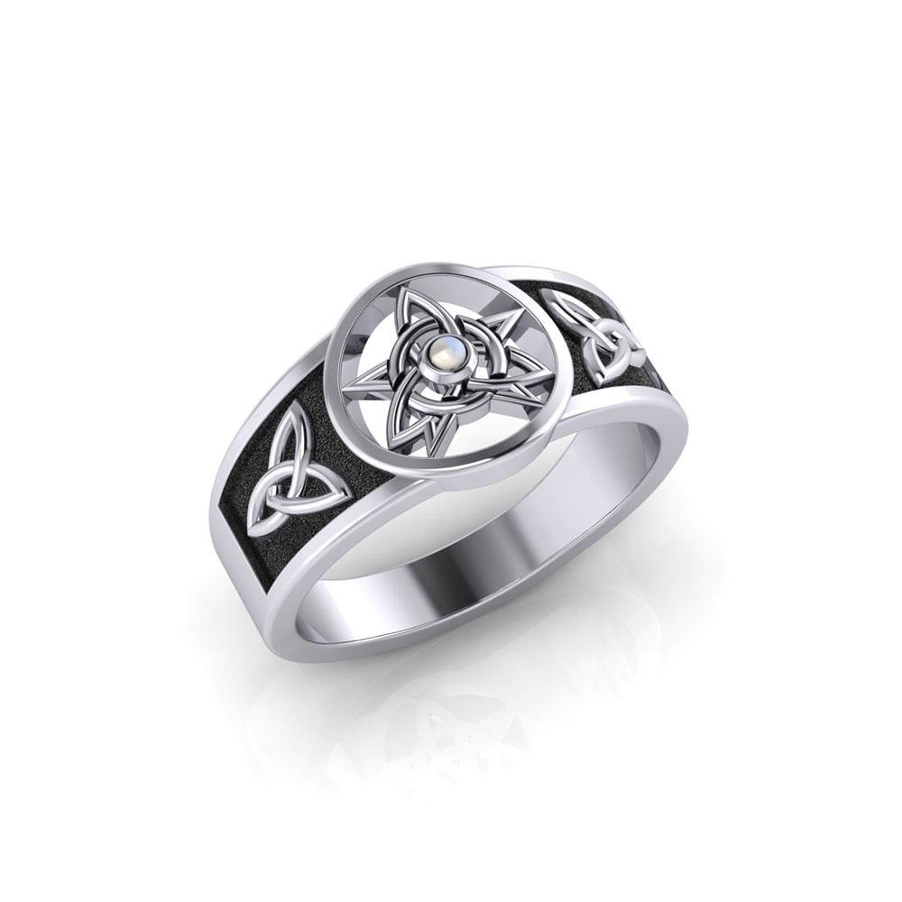 Celtic Trinity The Star Silver Ring TRI058 | Ring | Wiccan Center