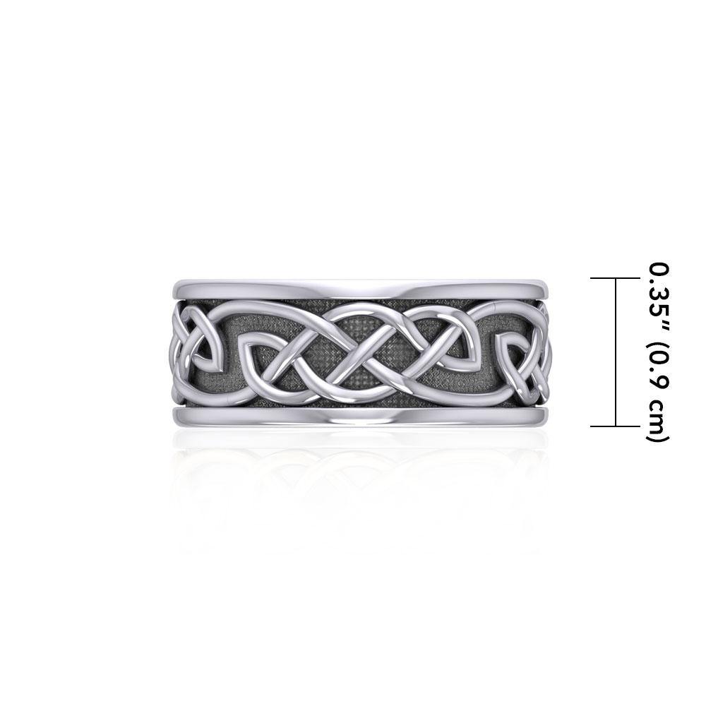 Celtic Knotwork Sterling Silver Ring TRI1205