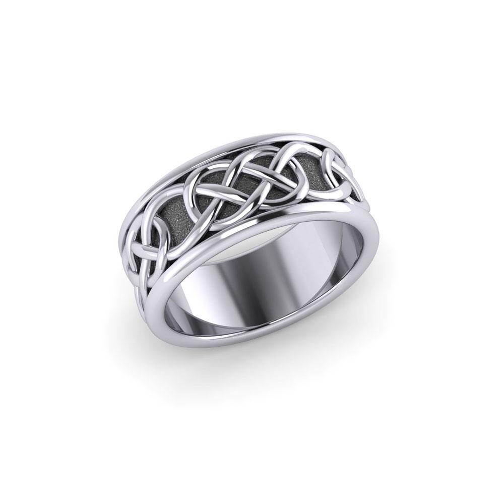 Celtic Knot Sterling Silver Ring TRI1206