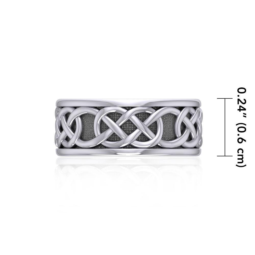 Celtic Knot Sterling Silver Ring TRI1206