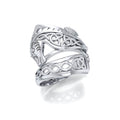 Celtic Knots Silver Seahorse Spoon Ring TRI1737