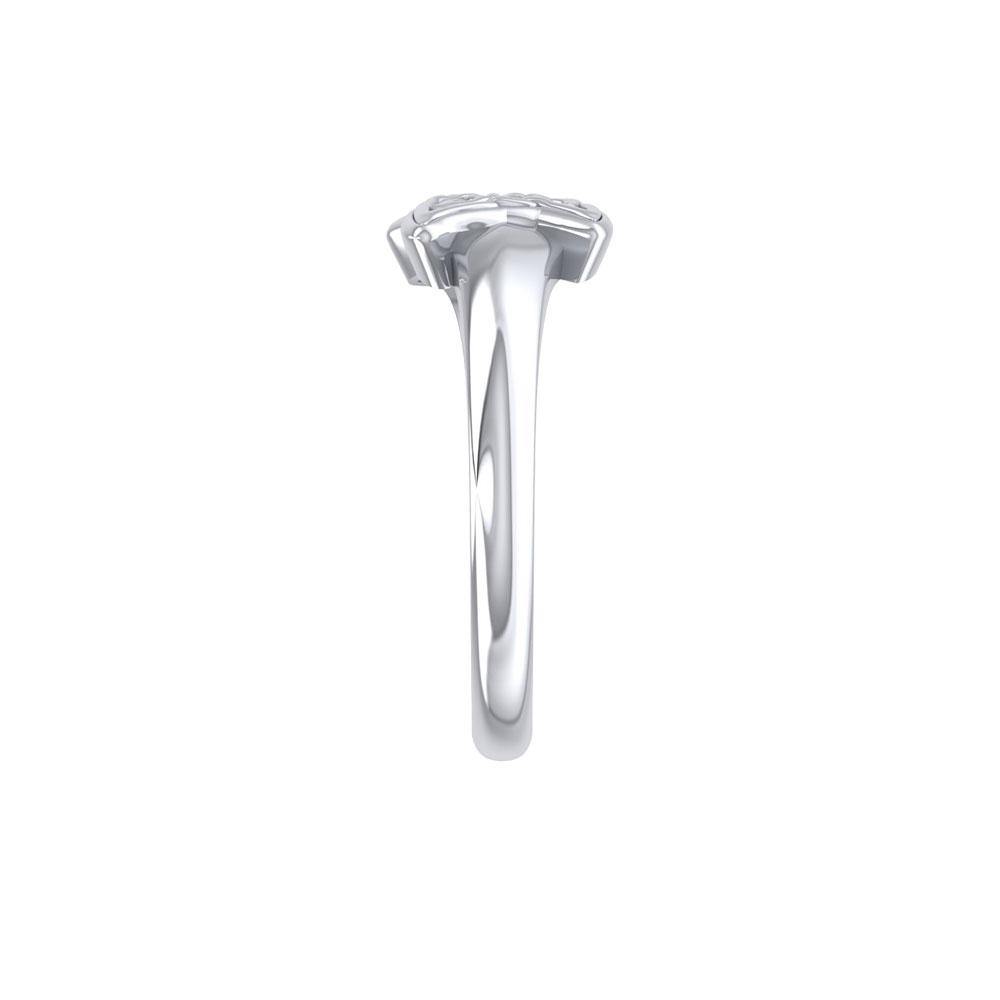 Celtic Shark Fin Silver Ring TRI1763