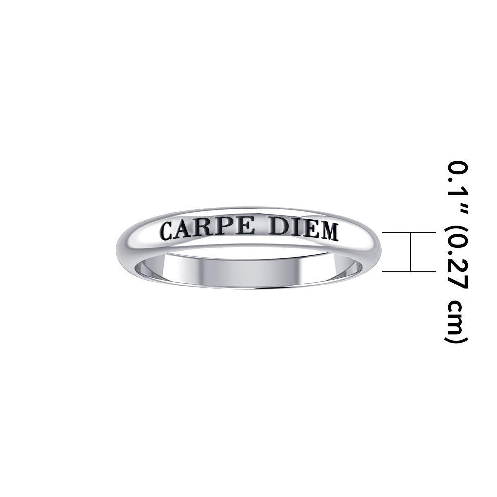 CARPE DIEM Sterling Silver Ring TRI687