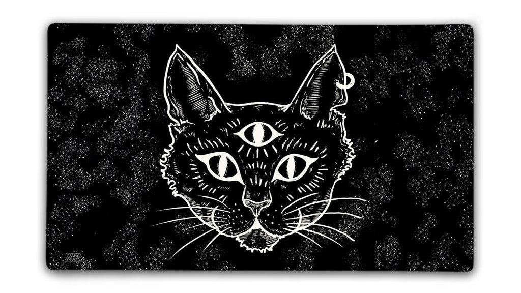Trippy Cat Gaming Mat | Mousepad | Wiccan Center