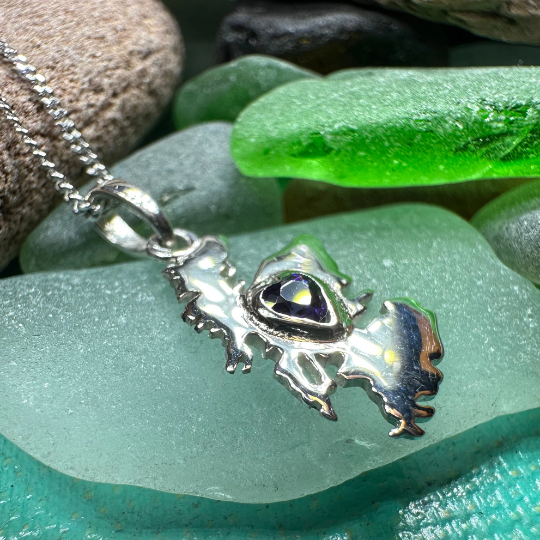 Heart of Scotland Necklace in Sterling Silver | Pendant | Wiccan Center