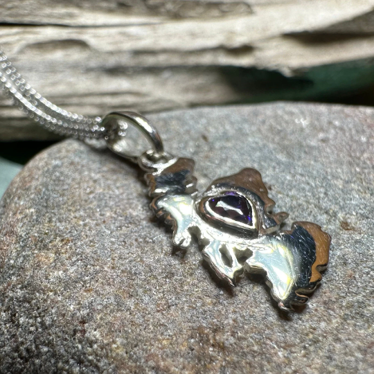 Heart of Scotland Necklace in Sterling Silver | Pendant | Wiccan Center