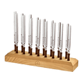 Pro 16 Vibrational Harmony Tuning Fork Set - Weighted | Weighted Tuning Fork Set | Wiccan Center