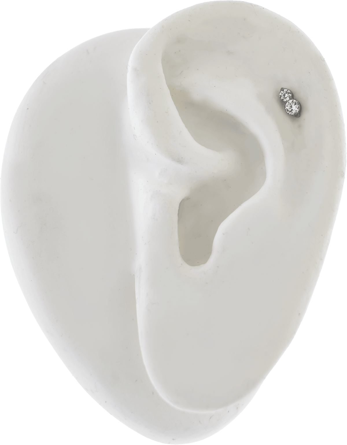 16G/18G Steel Internally Threaded End- Double Gem | Body Jewelry | Wiccan Center