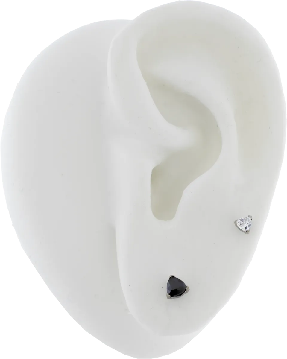 16G/18G Steel Internally Threaded End- Trillion Cut | Body Jewelry | Wiccan Center