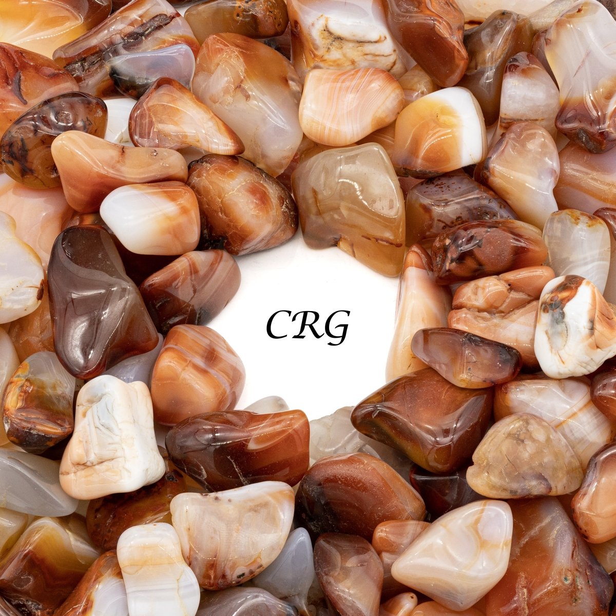 Tumbled Carnelian Agate / 1-2" AVG - 1 KILO LOT
