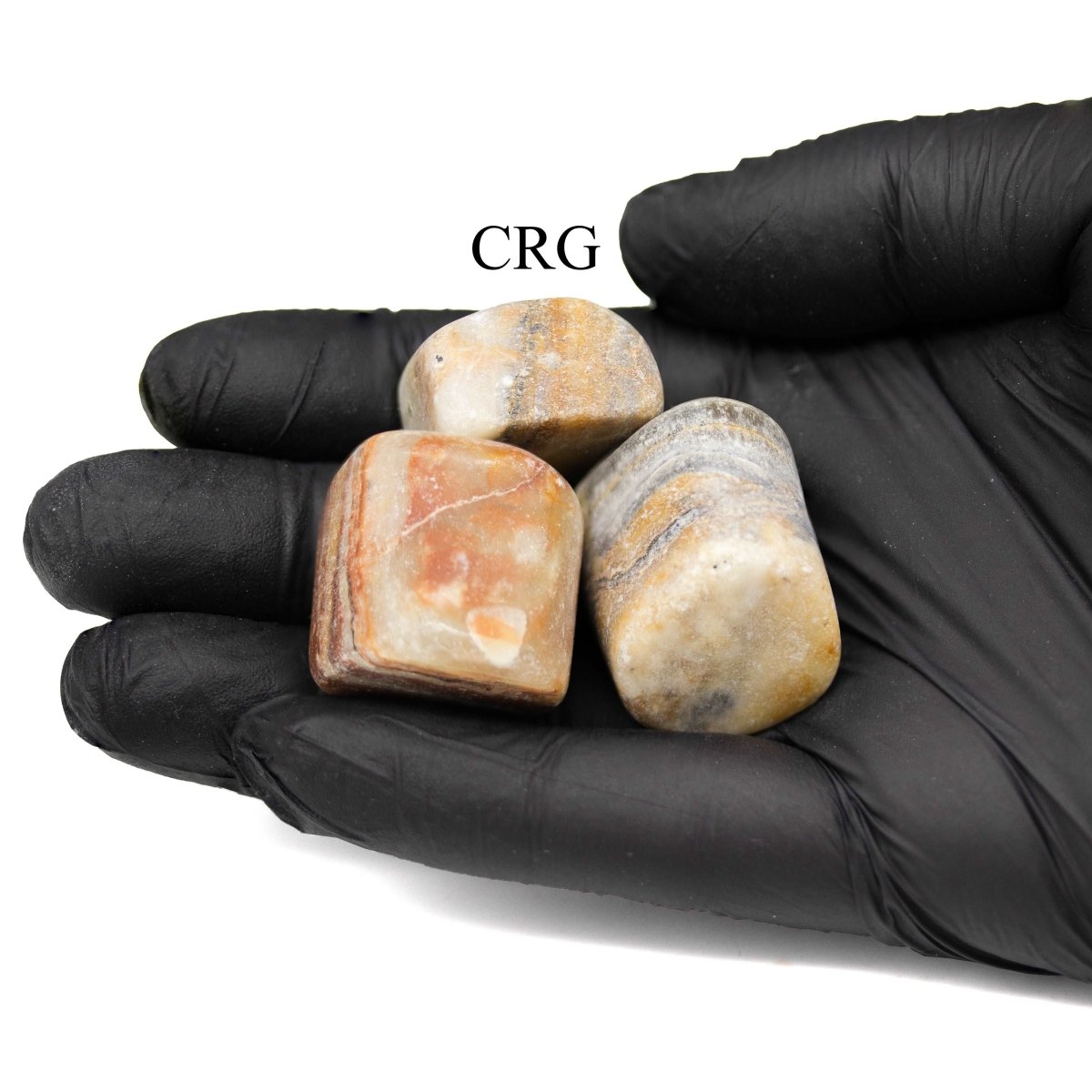 Tumbled Extra Quality Bumblebee Onyx / 1-2" AVG - 1 KILO LOT | Bumblebee Onyx | Wiccan Center