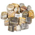Tumbled Extra Quality Bumblebee Onyx / 1-2" AVG - 1 KILO LOT | Bumblebee Onyx | Wiccan Center