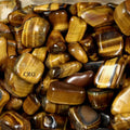 Tumbled Gold Tiger's Eye / 20-40mm AVG - 1 KILO LOT | Gold Tiger's Eye | Wiccan Center