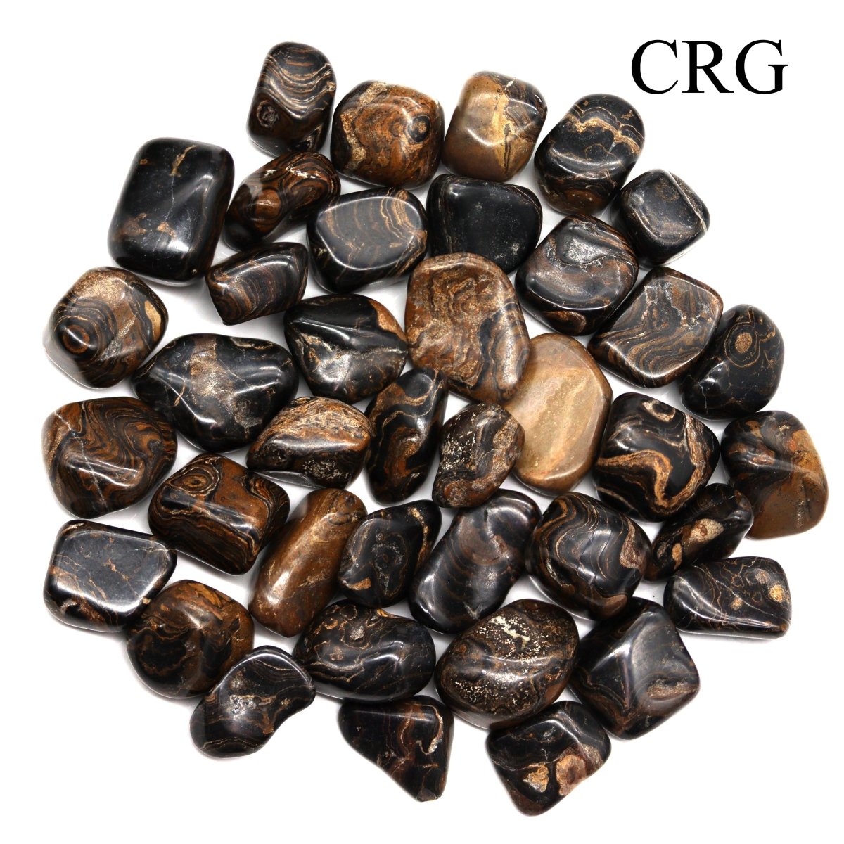 Tumbled Stromatolite (20-35 mm) (1 Kilogram) Tumbled Crystal Wholesale