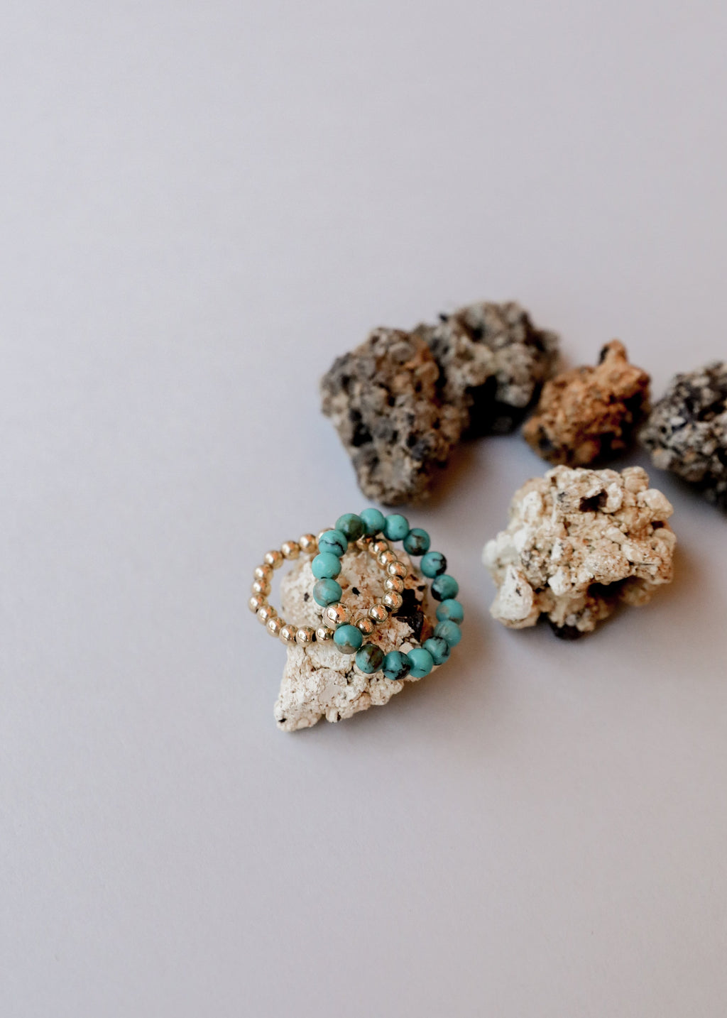 Natural Turquoise + 14k Gold Filled || Adult Ring | Ring | Wiccan Center