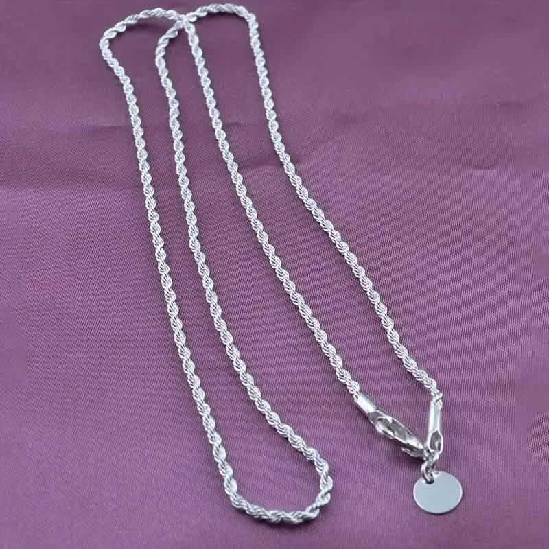 Twist Rope Chain Necklace Women's Jewelry Accessory | Necklaces | Wiccan Center