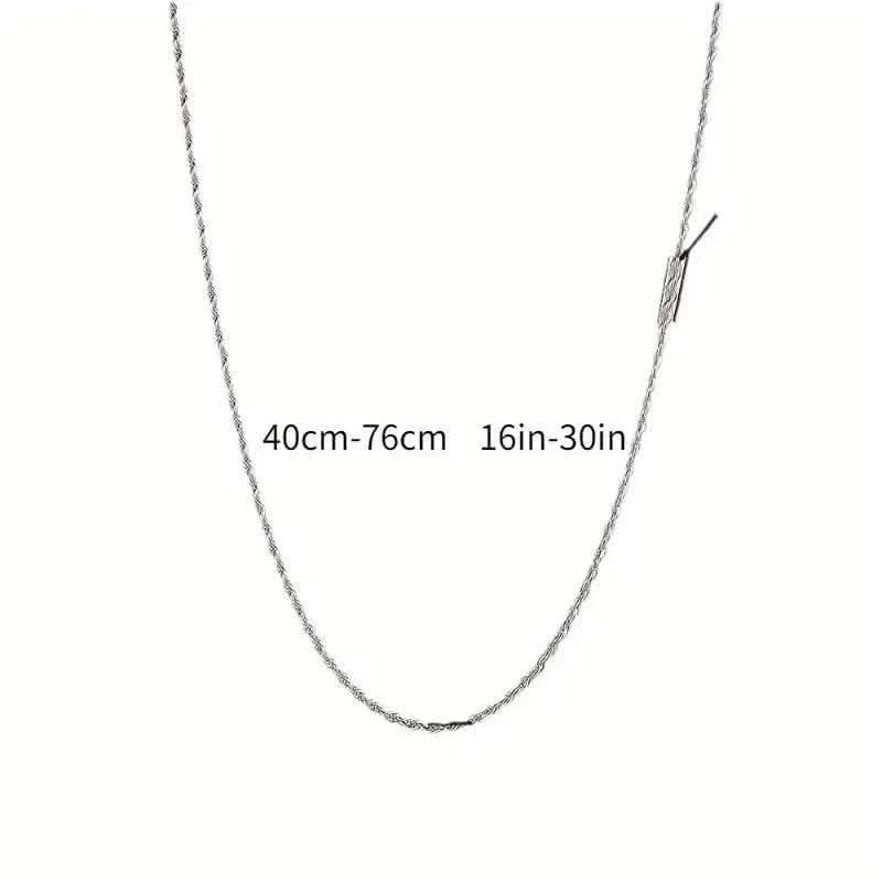 Twist Rope Chain Necklace Women's Jewelry Accessory | Necklaces | Wiccan Center
