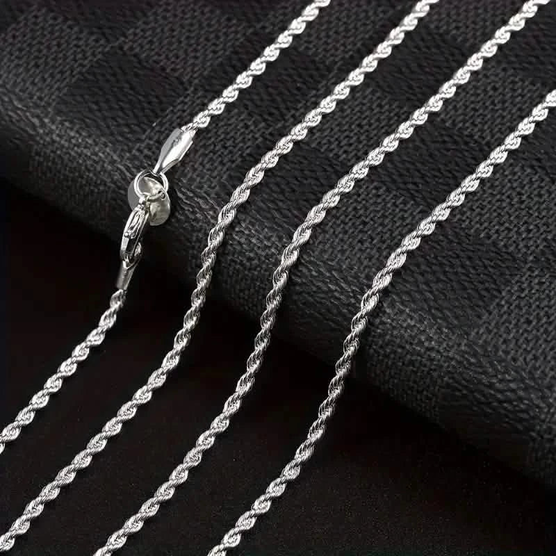 Twist Rope Chain Necklace Women's Jewelry Accessory | Necklaces | Wiccan Center