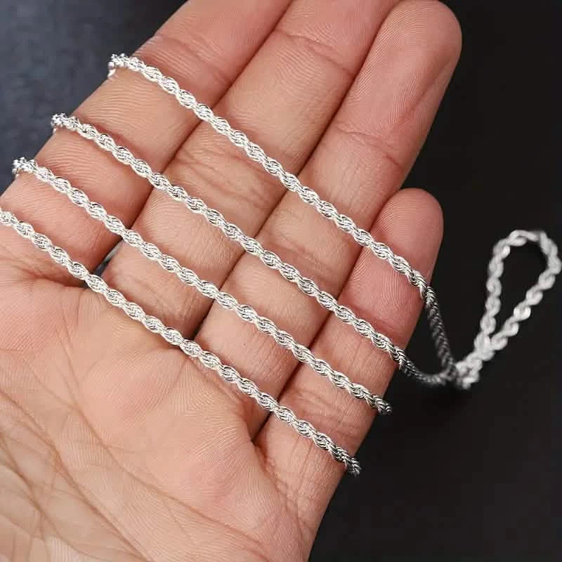 Twist Rope Chain Necklace Women's Jewelry Accessory | Necklaces | Wiccan Center