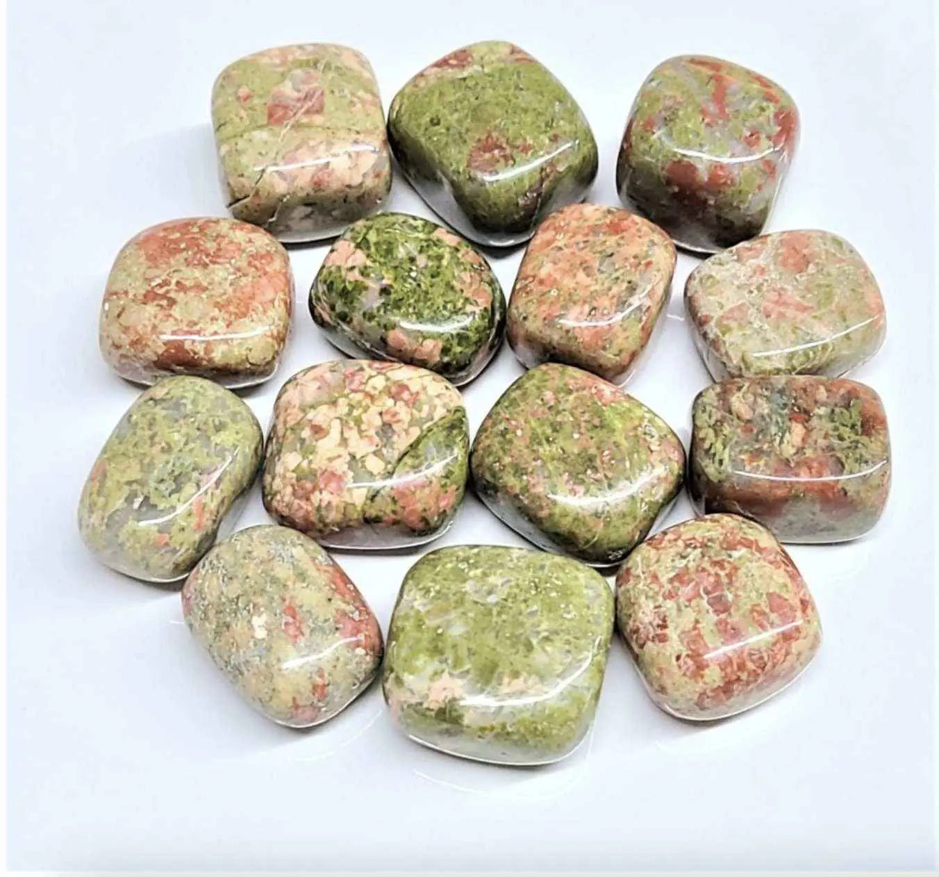 Unakite Tumbled Pocket Stone | Tumbled Stones | Wiccan Center