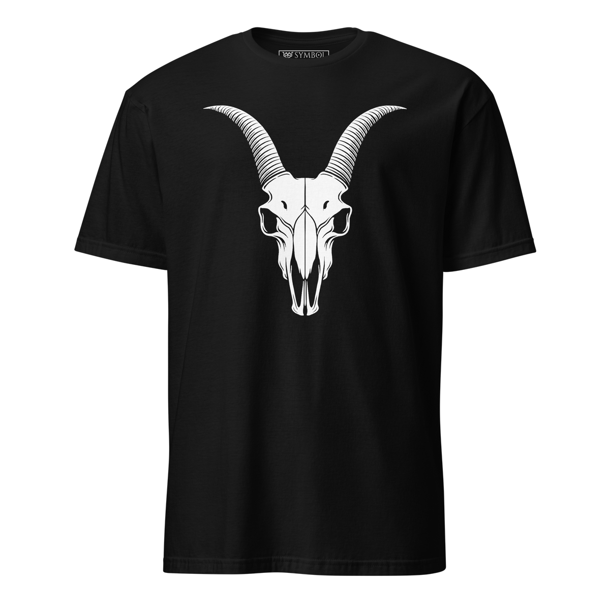 Skull Series - The Ascendant Horns (Goat Skull) Unisex T-Shirt | T-Shirt | Wiccan Center