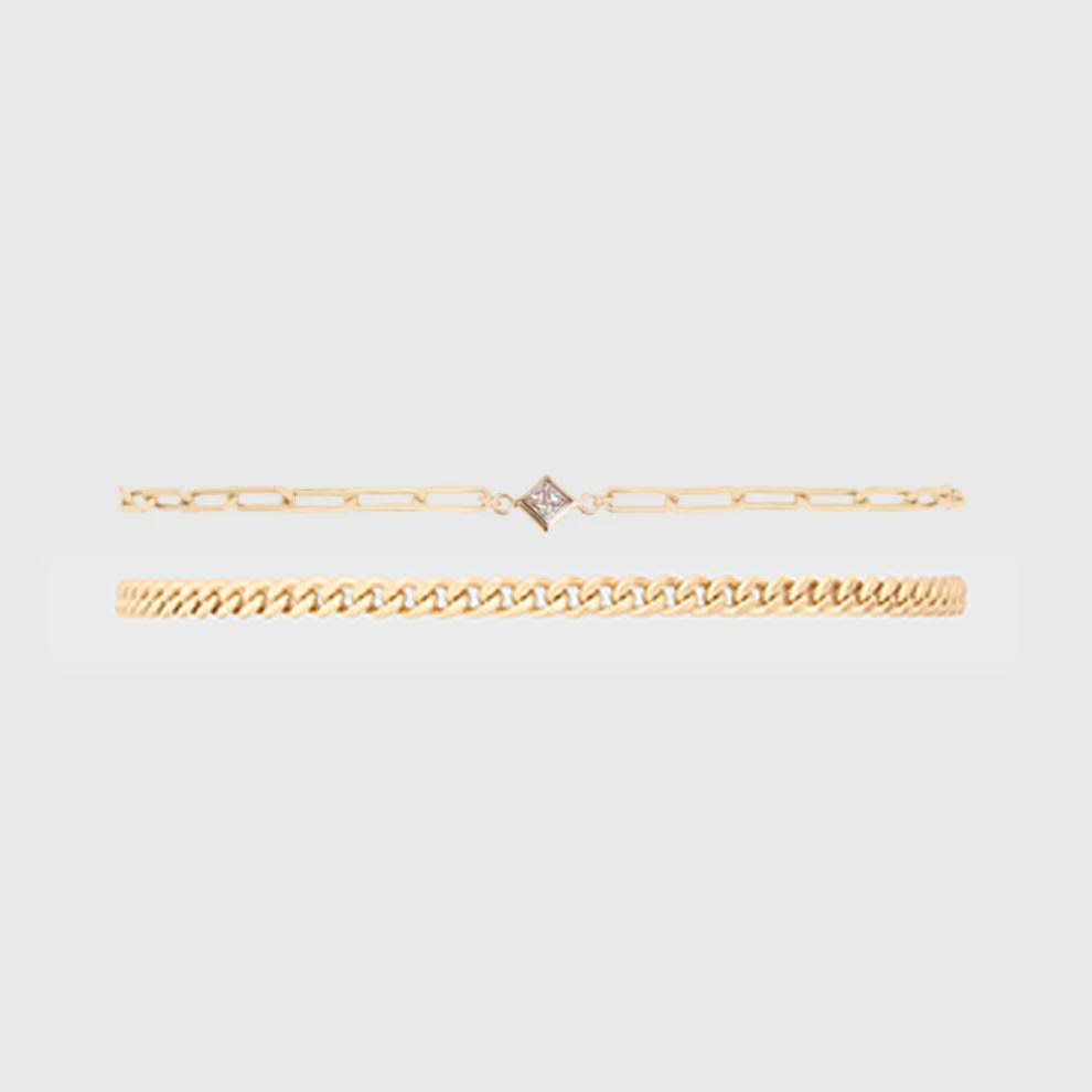 birthstone + gabi curb bracelet stack | | Wiccan Center