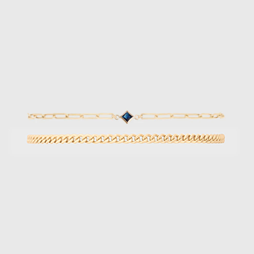 birthstone + gabi curb bracelet stack | | Wiccan Center