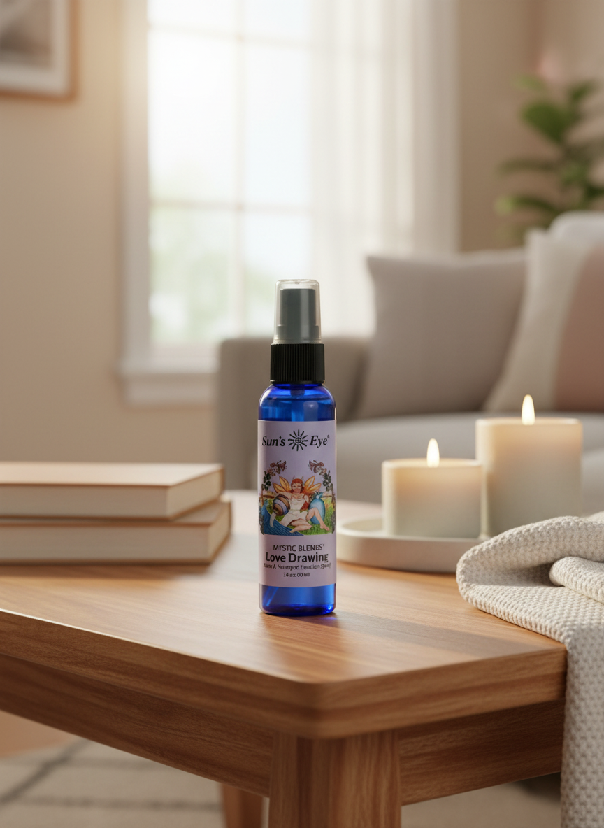 Sun's Eye Love Drawing Spray Mist for Attracting Positive Energy and Love | Air Freshener | Wiccan Center