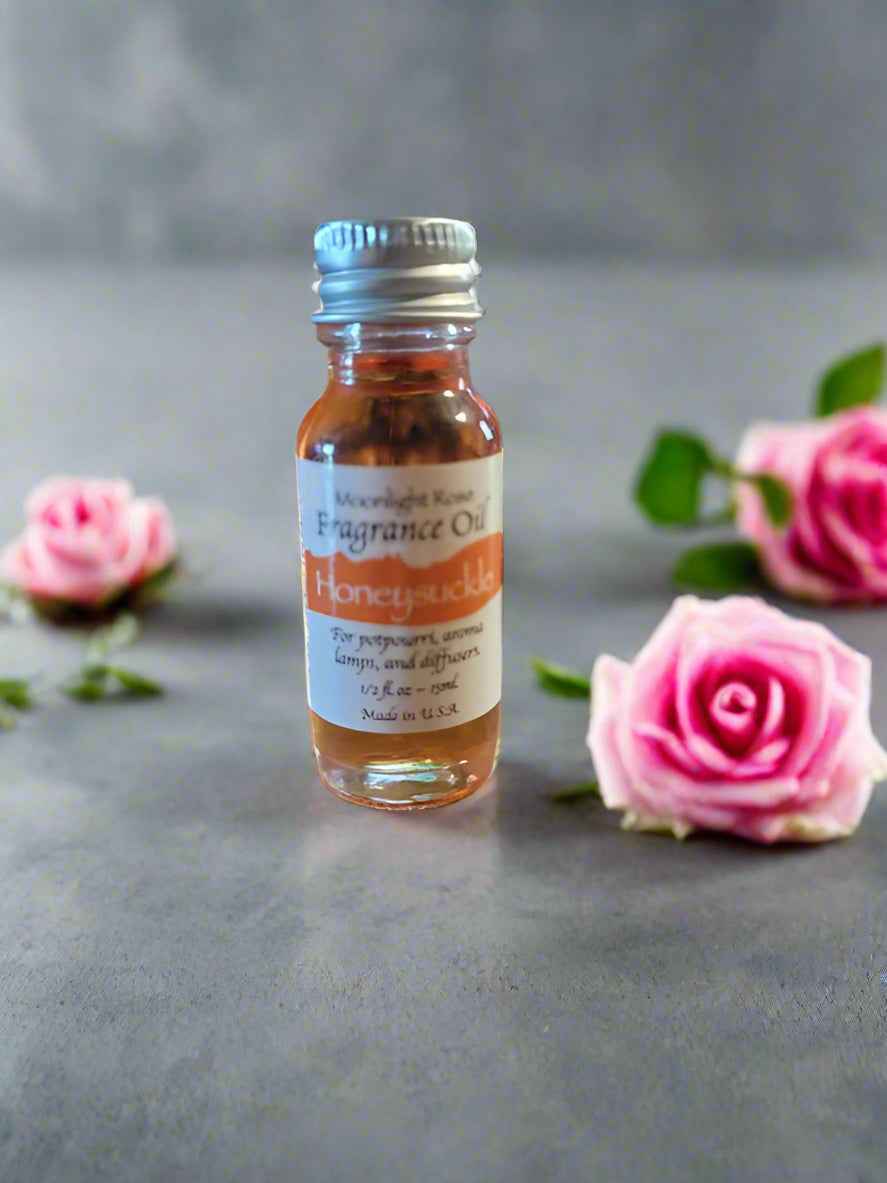 Moonlight Rose Honeysuckle Aroma Oil for Relaxation and Serenity | Aroma Fragrance Oil | Wiccan Center