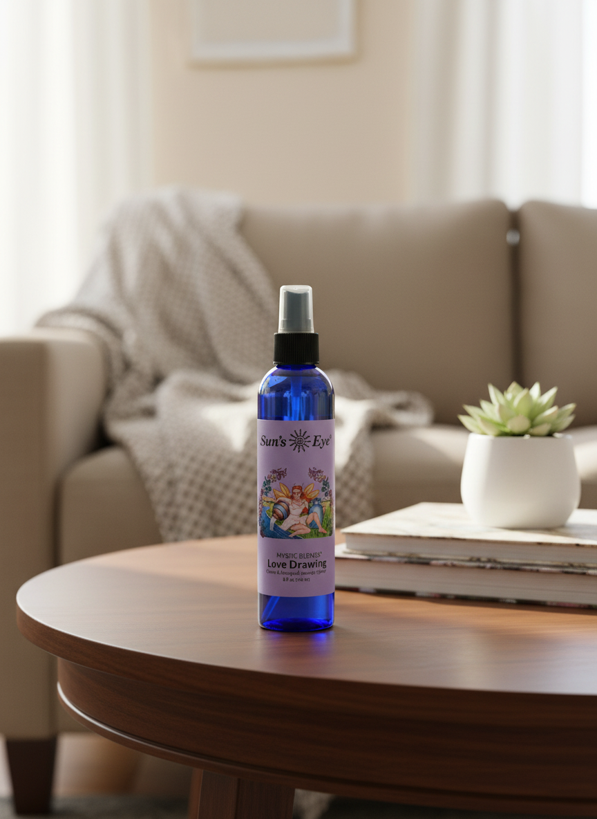 Sun's Eye Love Drawing Spray Mist for Attracting Positive Energy and Love | Air Freshener | Wiccan Center