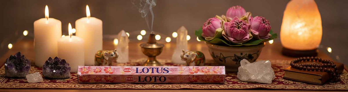 Hem Hexagon Lotus Incense Sticks | Incense | Wiccan Center