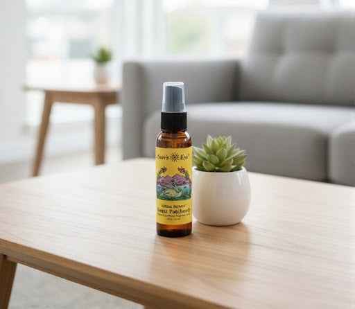 Sun's Eye Sweet Patchouly Mist - Aromatic Floral Fragrance for Body and Home | Air Freshener | Wiccan Center