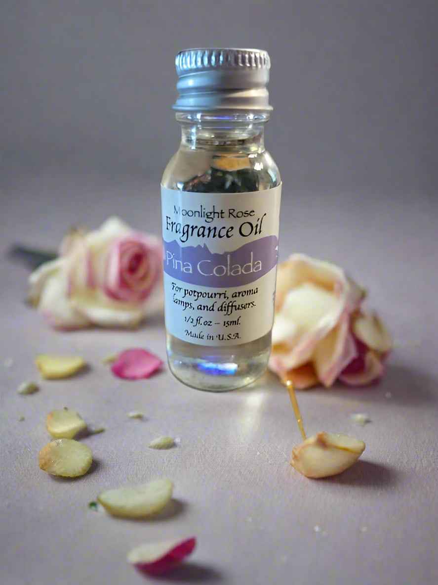 Moonlight Rose Pina Colada Aroma Oil for a Tropical Fragrance Experience | Aroma Fragrance Oil | Wiccan Center