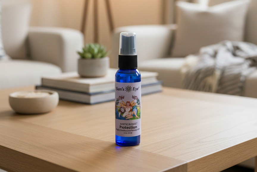 Sun's Eye Protection Spray Mist for Protection Against Negativity & More | Air Freshener | Wiccan Center