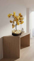 Small Yellow Quartz Gemstone Tree - Natural Healing Crystal Decor | | Wiccan Center