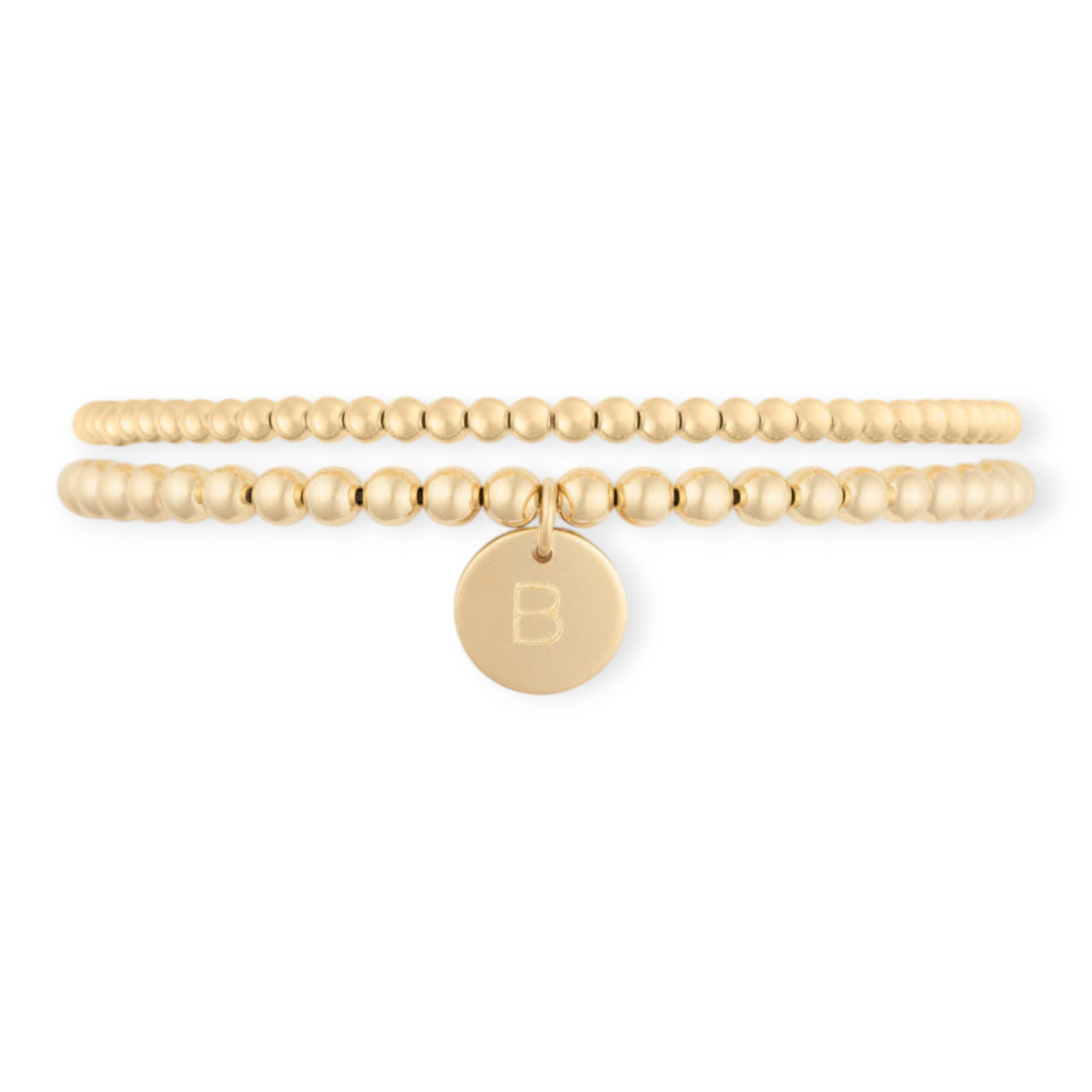 classic initial juno bracelet double stack (3+4mm) | | Wiccan Center