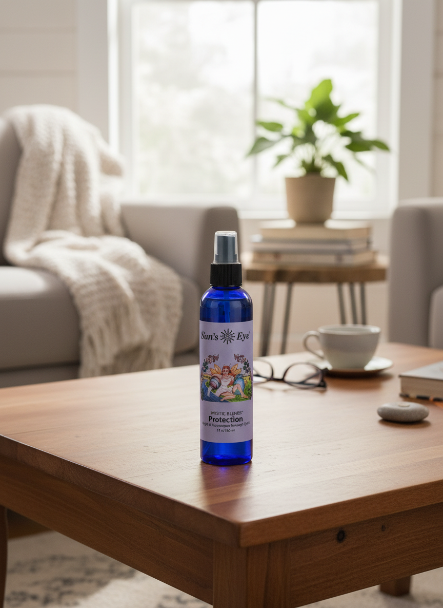 Sun's Eye Protection Spray Mist for Protection Against Negativity & More | Air Freshener | Wiccan Center