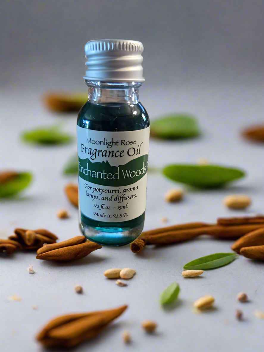 Moonlight Rose Enchanted Woods Aroma Oil - Indulge in Nature's Serenity | Aroma Fragrance Oil | Wiccan Center