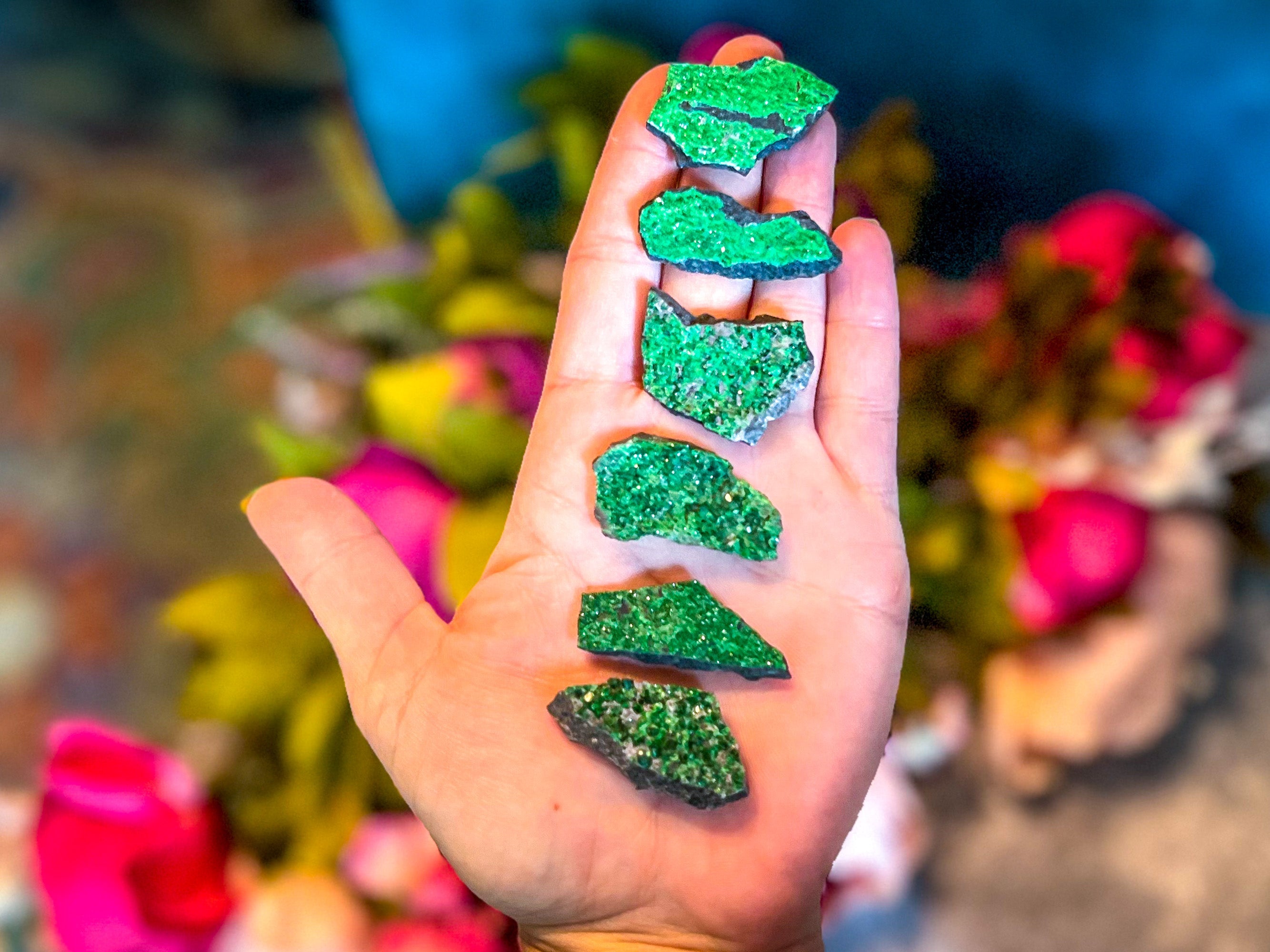 Uvarovite Garnet Specimens | | Wiccan Center
