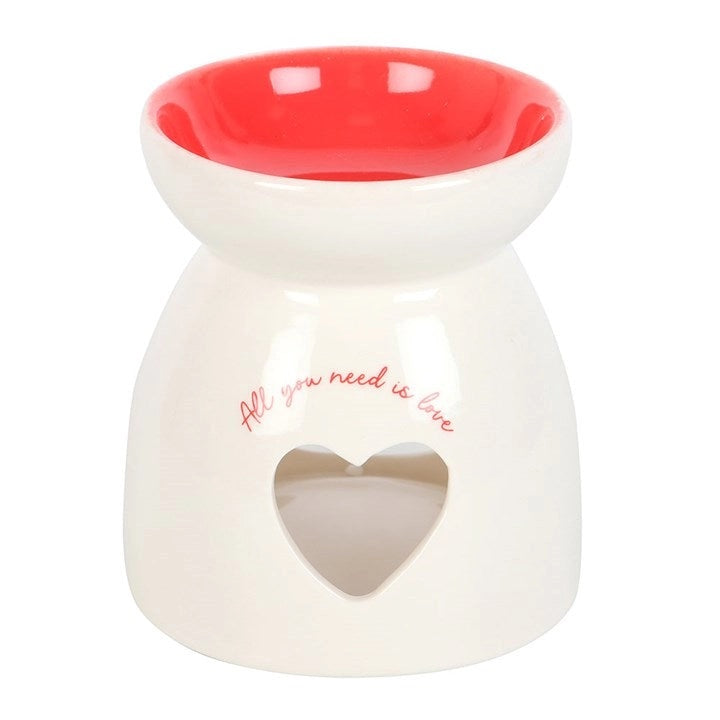 Valentine's Day Heart Oil Burner and Wax Warmer | Wax Melt Warmer | Wiccan Center