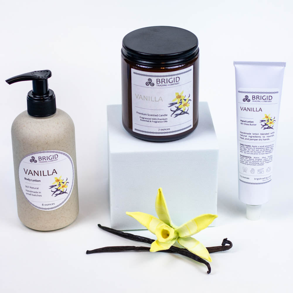 Vanilla Natural Hand Lotion - French, Tahitian, and Madagascar Vanillas | Lotion | Wiccan Center
