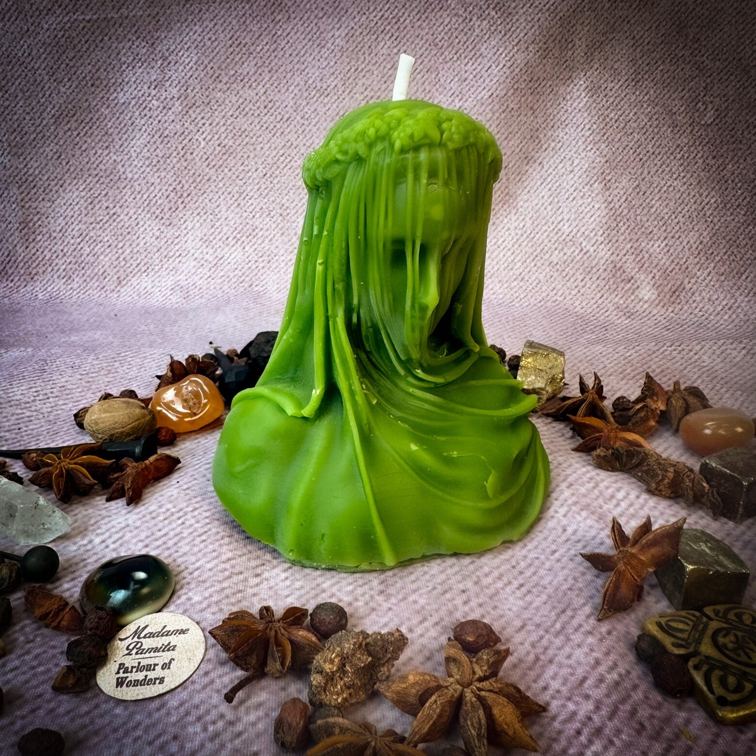 Veil of Secrets Candle Spell Kit - Truth & Privacy Magic | Candle Spell Kit | Wiccan Center