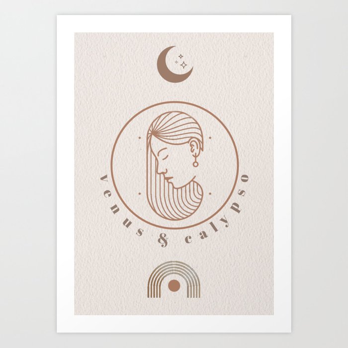 Venus & Calypso Art Print